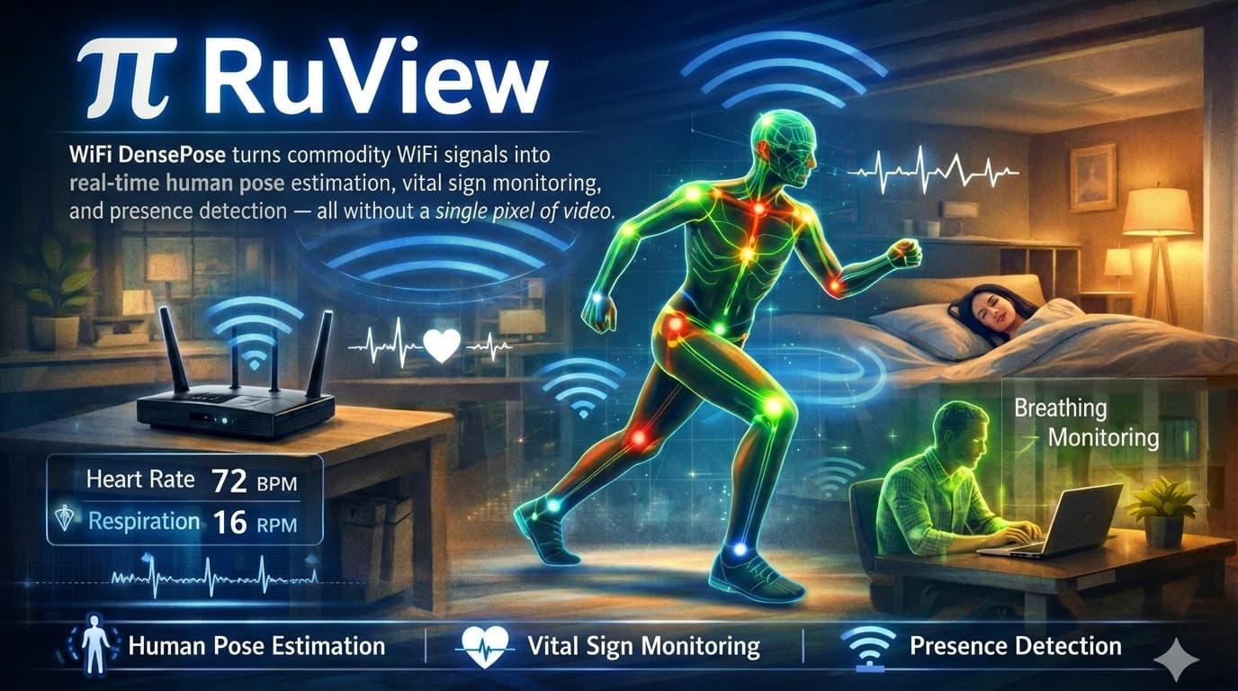 RuView detects presence and vitals with just WiFi.