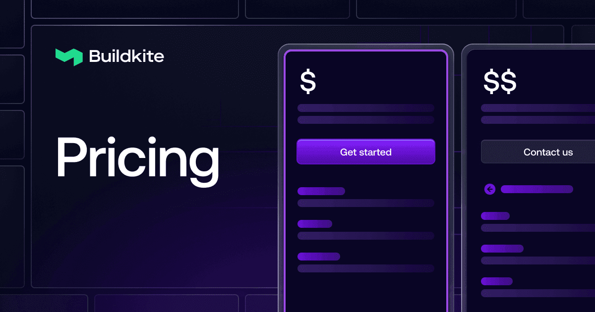 Buildkite: Pricing That Scales With You.