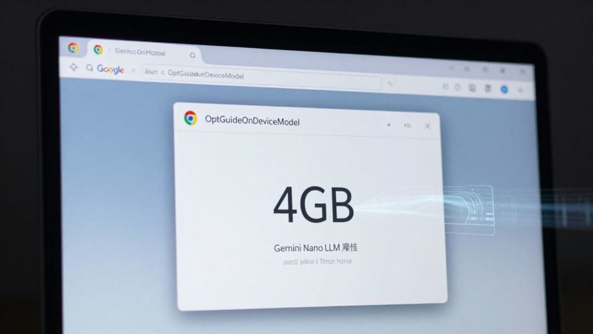 Google Chrome secretly deploys 4GB AI